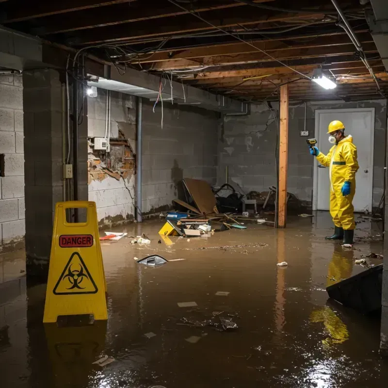 Flooded Basement Electrical Hazard in La Alianza, PR Property